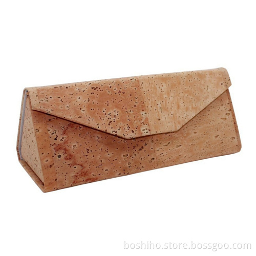 Wholesale cork vegan case for sunglasses eyewear accessory